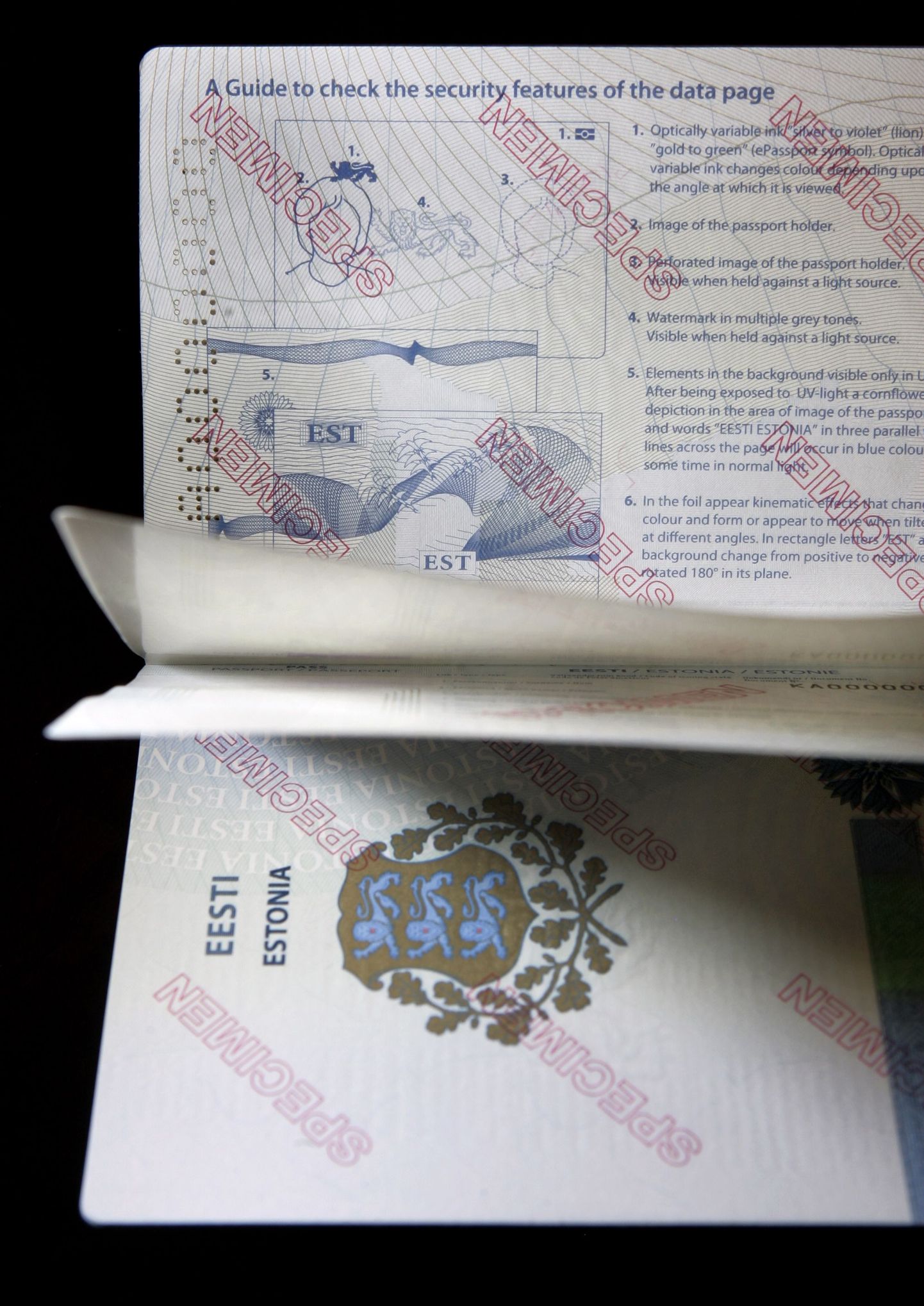 Паспорт гражданина Эстонии.