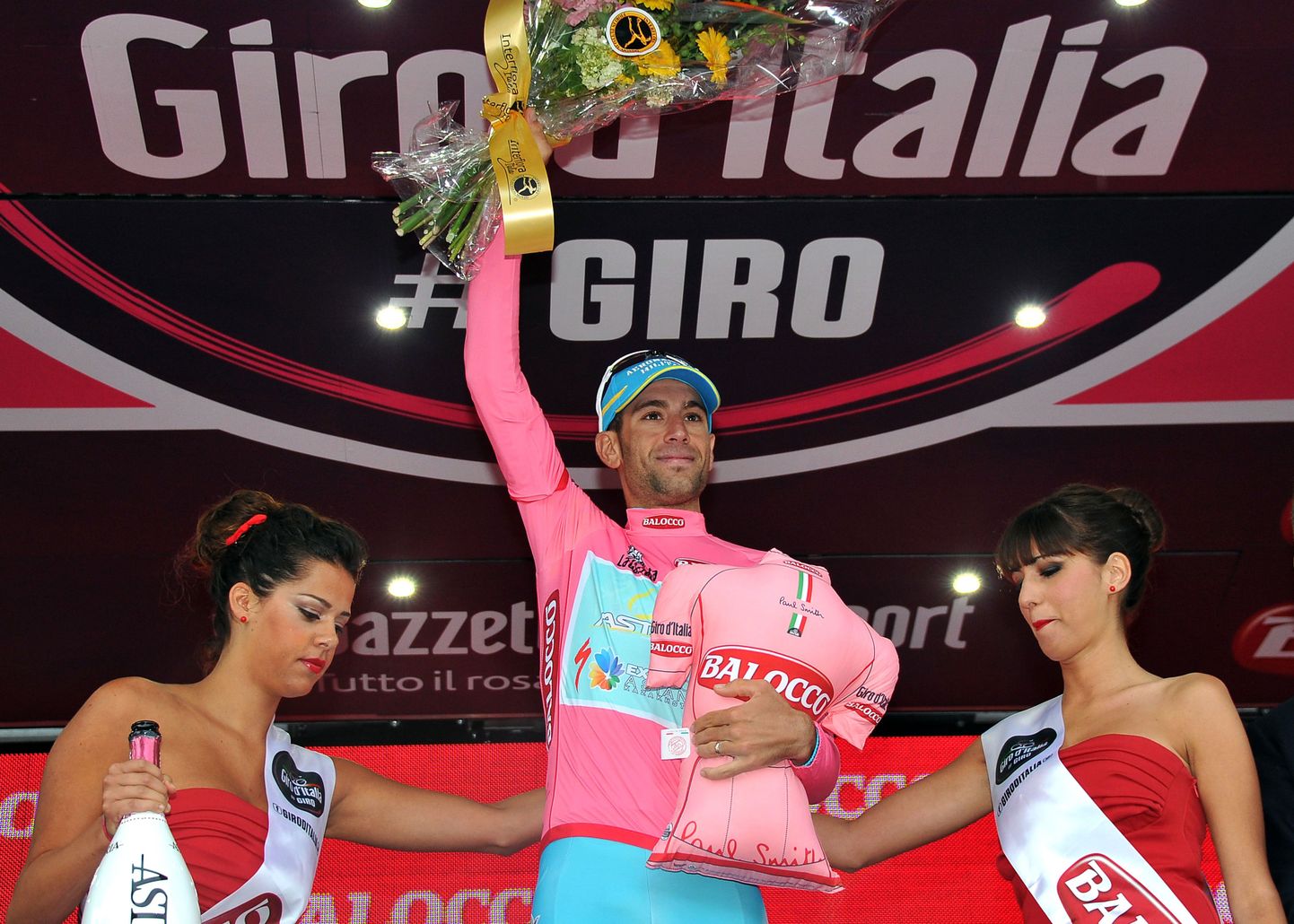 2013. aasta Giro d'Italia võitja, Astana meeskonna liider Vincenzo Nibali.