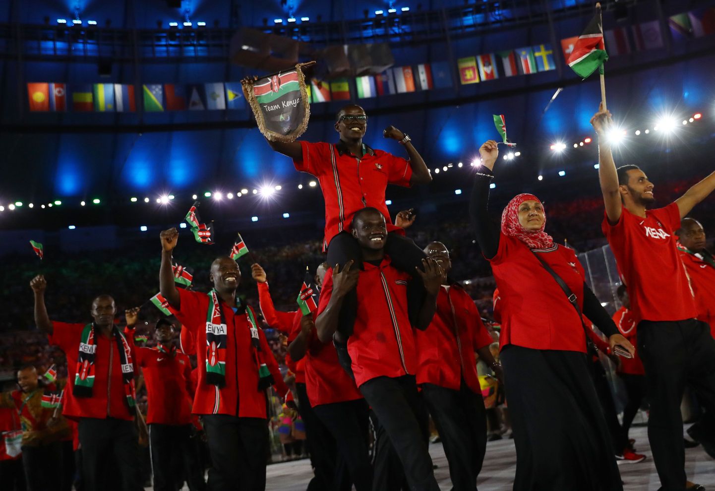 Keenia koondis Rio avatseremoonial.
