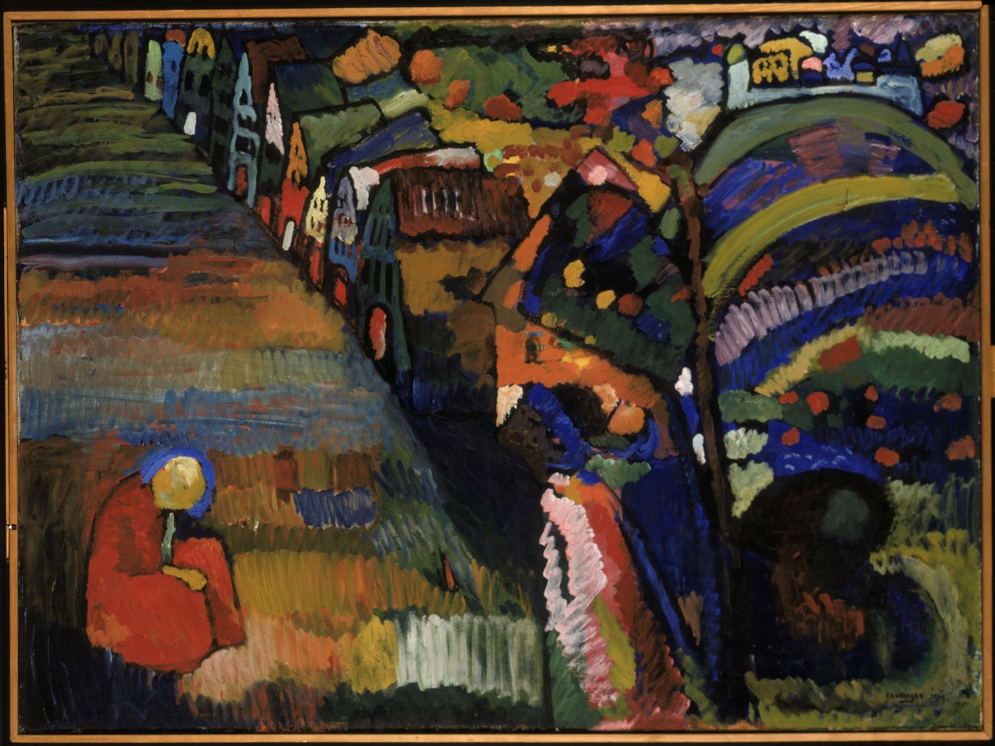 Amsterdamis Stedelijki muuseumis asuv Vassili Kandinsky maal