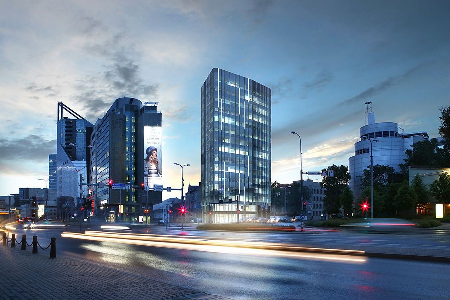 Новое здание в центре Таллинна - Novira Plaza.