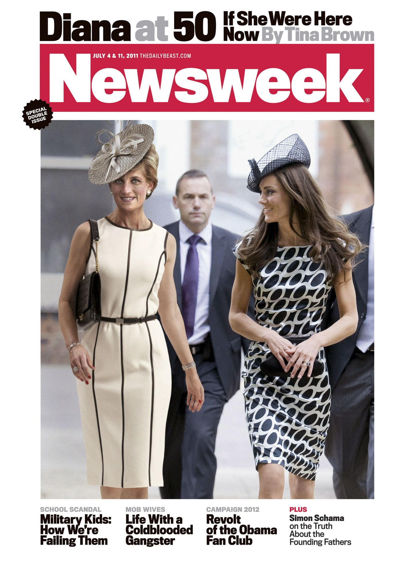 Newsweeki esikaas, millel on printsess Diana ja Cambridge`i hertsoginna Catherine