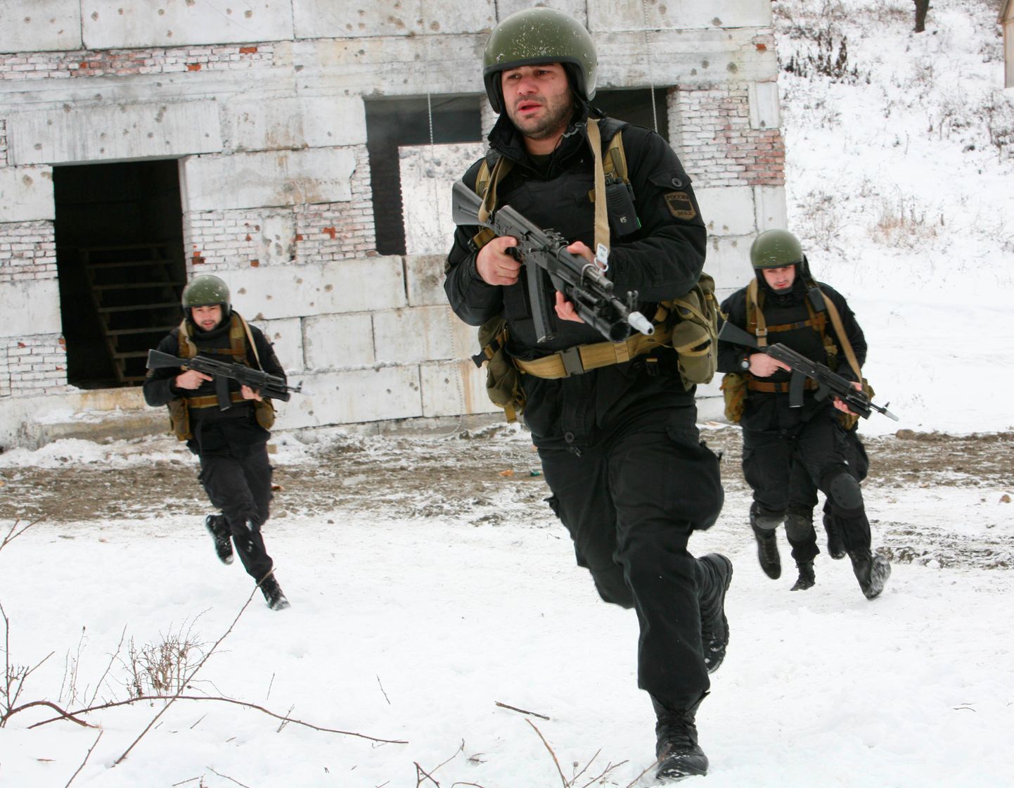 Vene sisevägede sõdurid Tšetšeenias