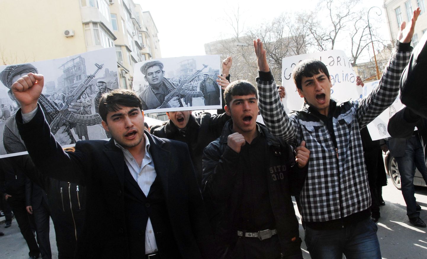 Opositsiooni meeleavaldus Bakuus 31. märtsil.