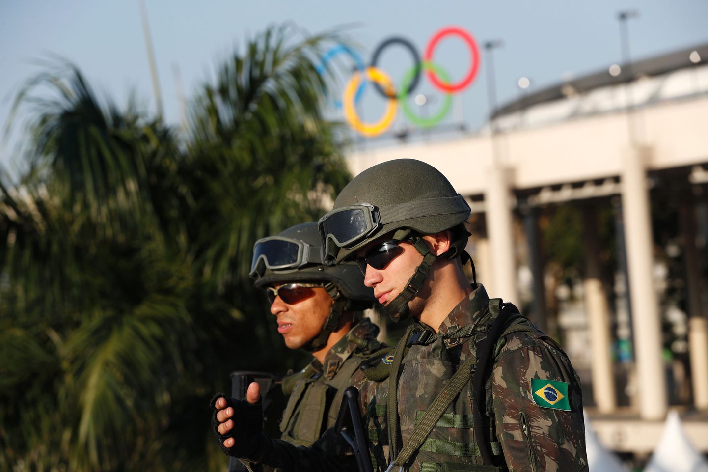 Politseinikud Rio olümpiamängudel.