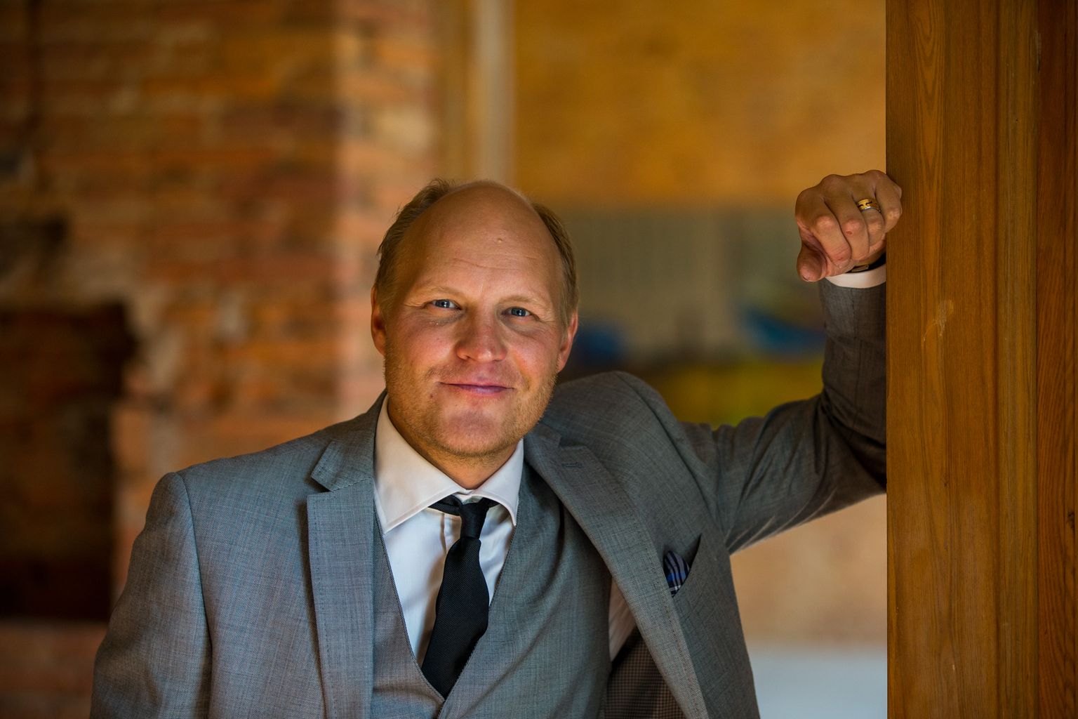 Kalle Palander Ontika mõisas.