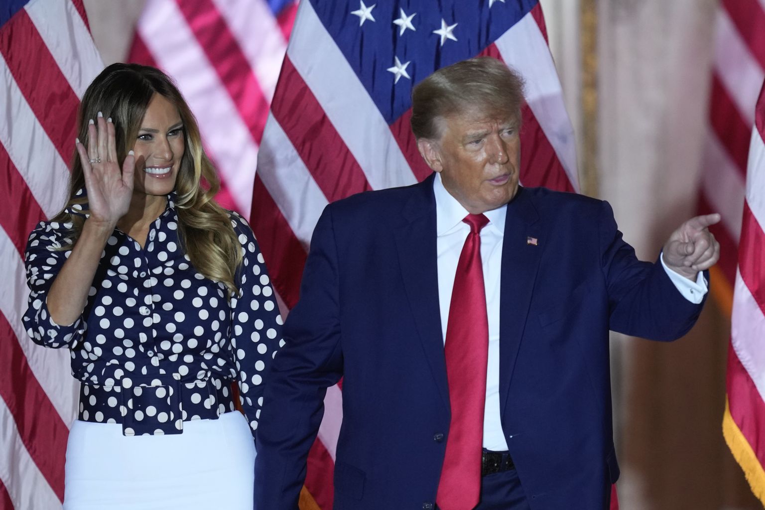 Дональд Трам и Мелания Трамп.