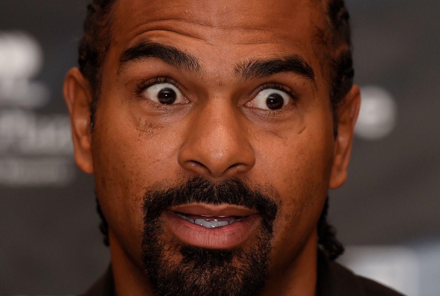 David Haye Londonis toimunud pressikonverentsil.