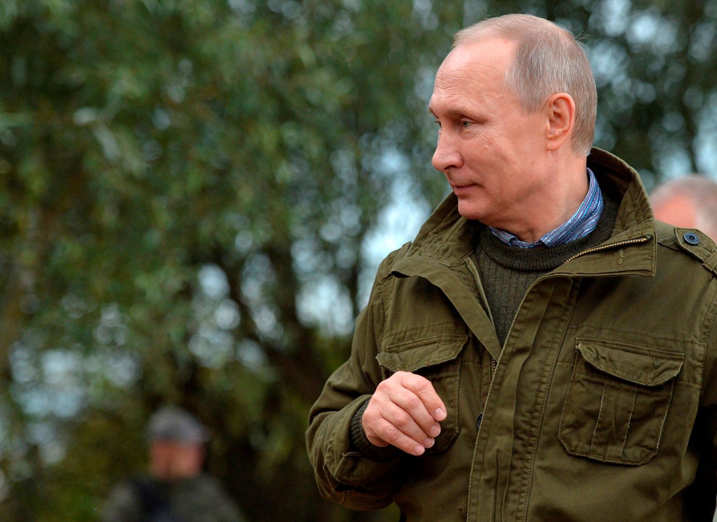 Vene president möödunud nädalavahetusel väljasõidul Ilmjärve äärde.