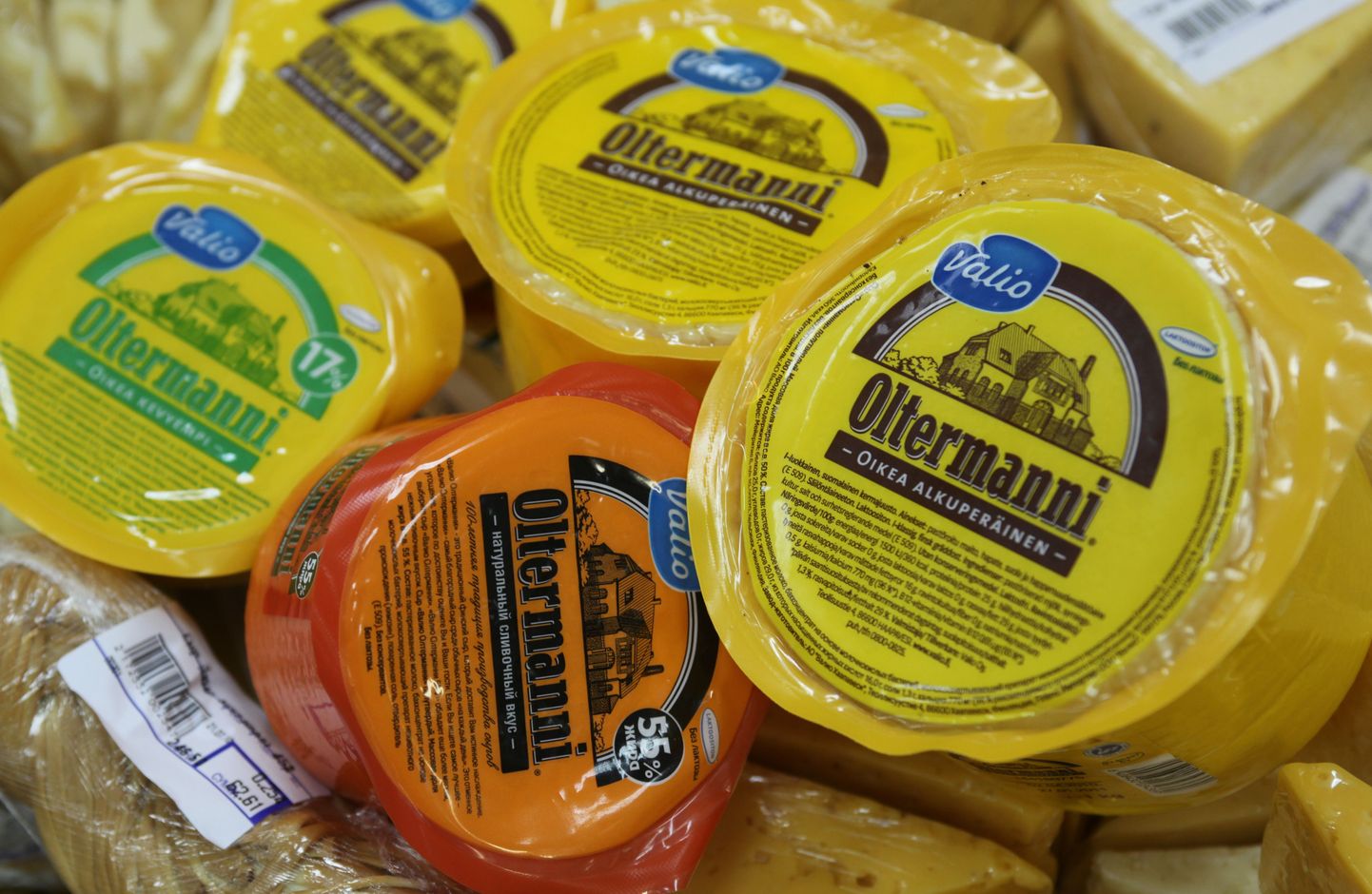 Valio Oltermanni juust Rjazanis toidupoes enne sanktsioone.