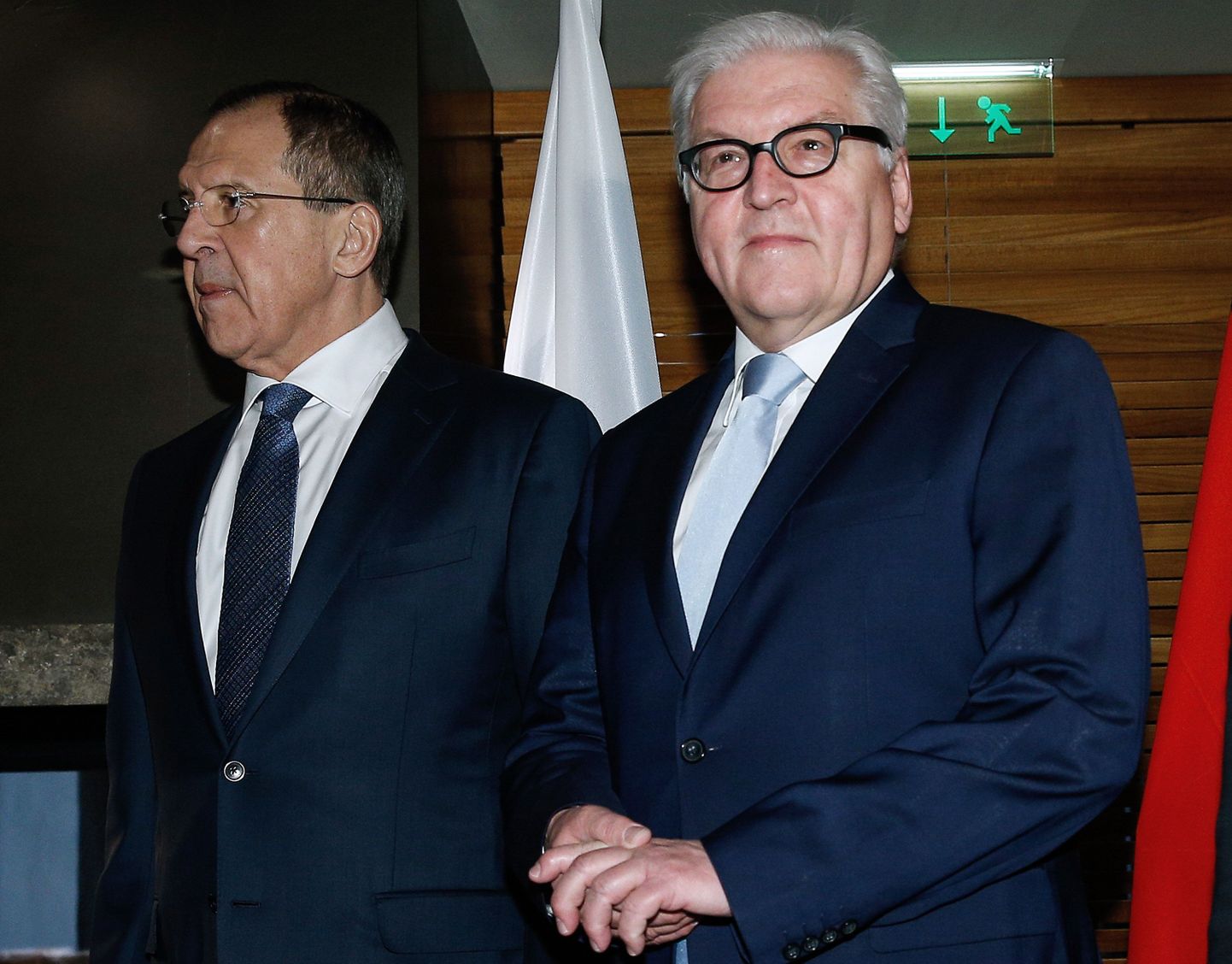 Vene välisminister Sergei Lavrov ja Saksa välisminister Frank-Walter Steinmeier.
