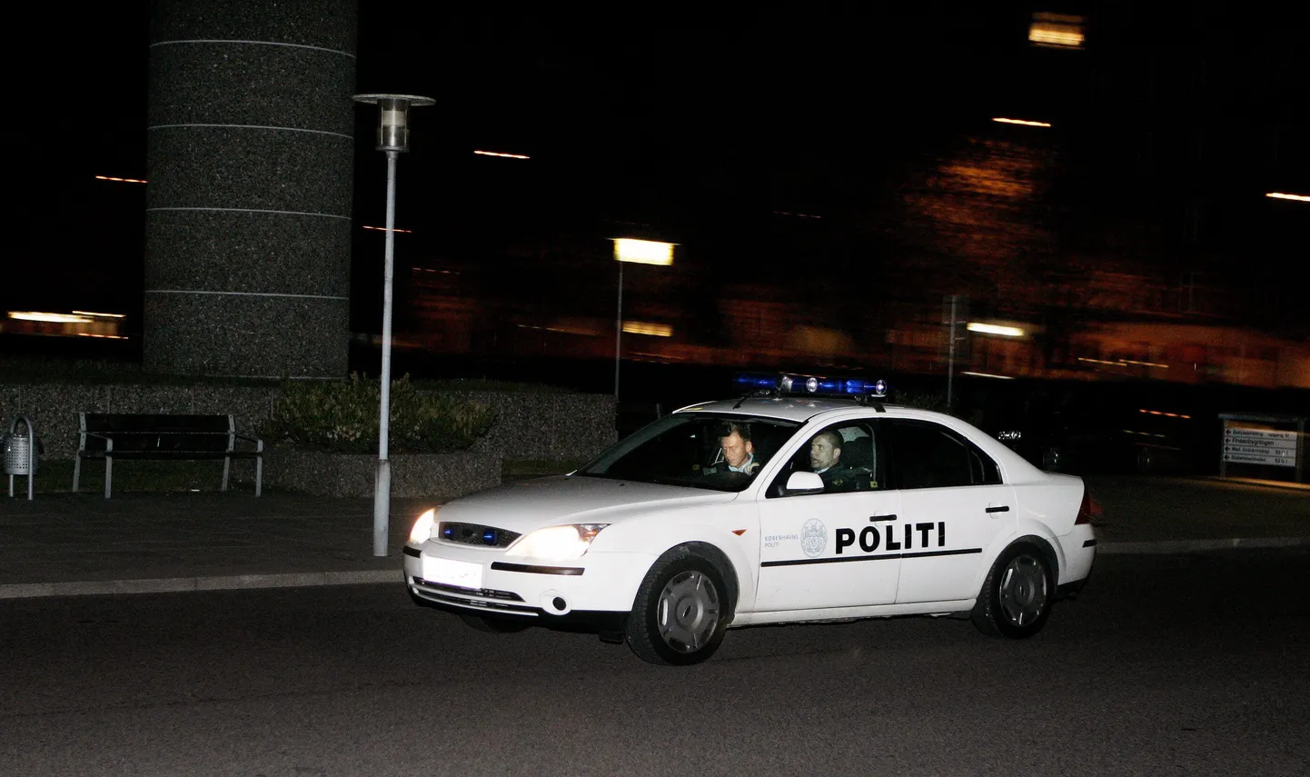 Politseiauto Kopenhaagenis.