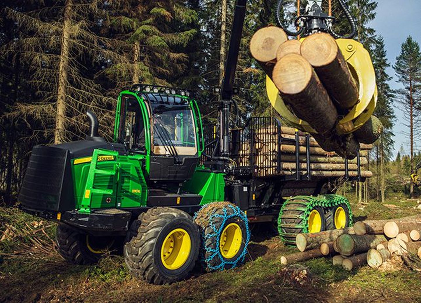 Võimsate metsamasinate müük sõltub sellest, kuidas läheb metsafirmadel.