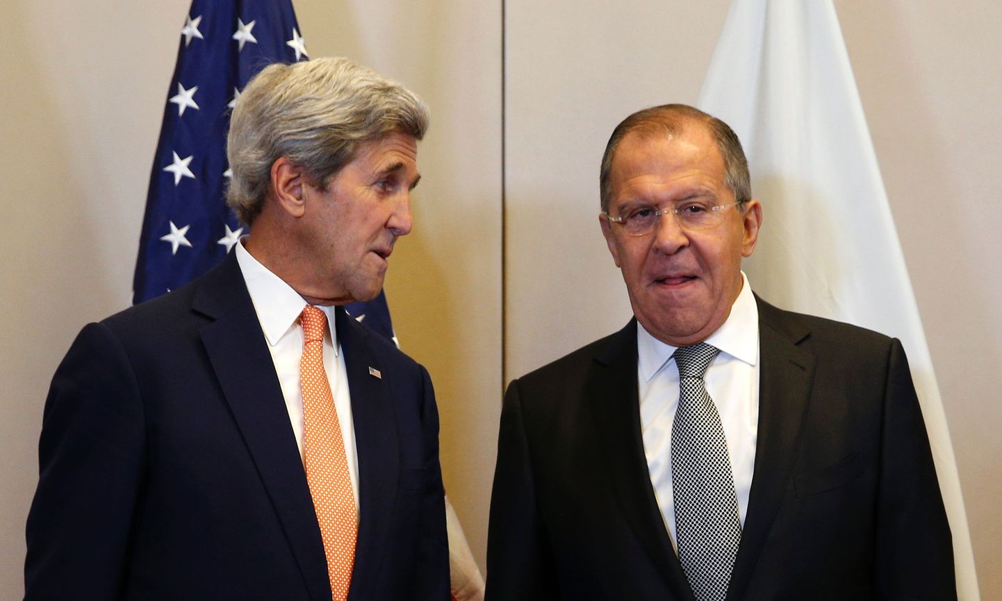 John Kerry ja Sergei Lavrov.