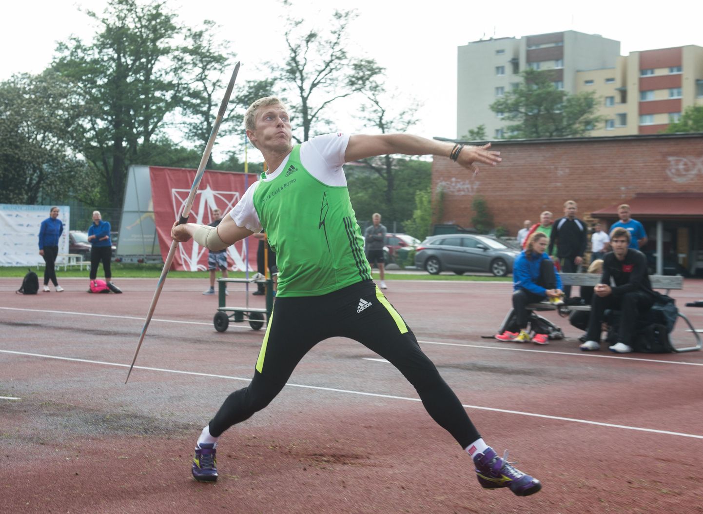 Risto Mätas tänasel võistlusel.