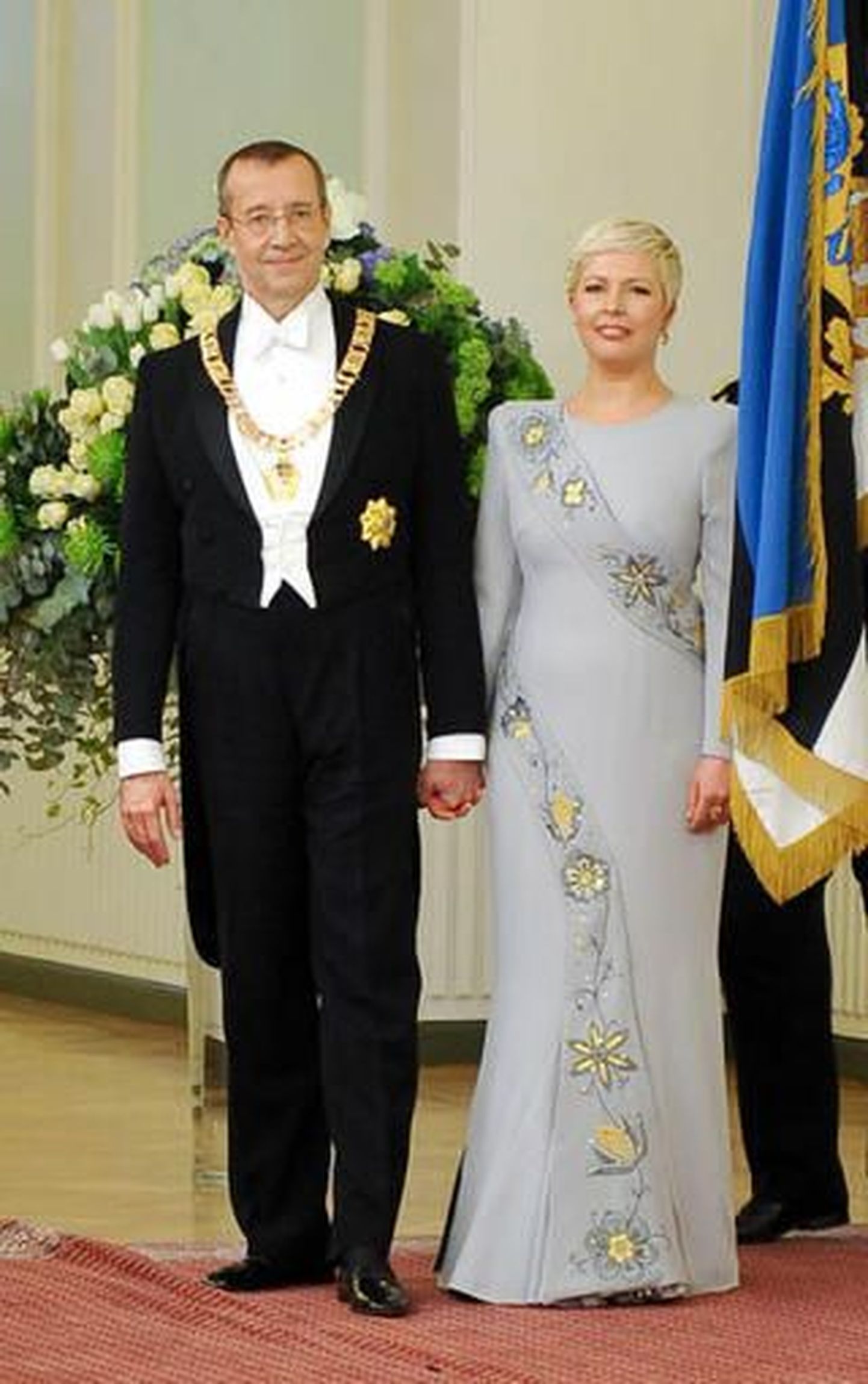 President Toomas Hendrik Ilves ja presidendiproua Evelin Ilves.