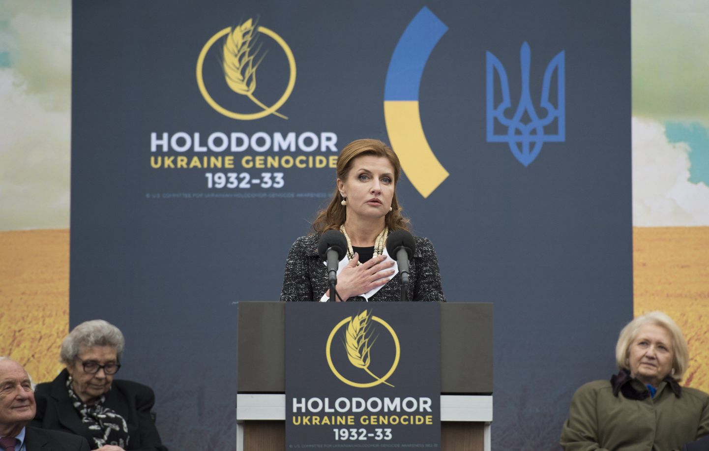 Ukraina esileedi Marõna Porošenko.
