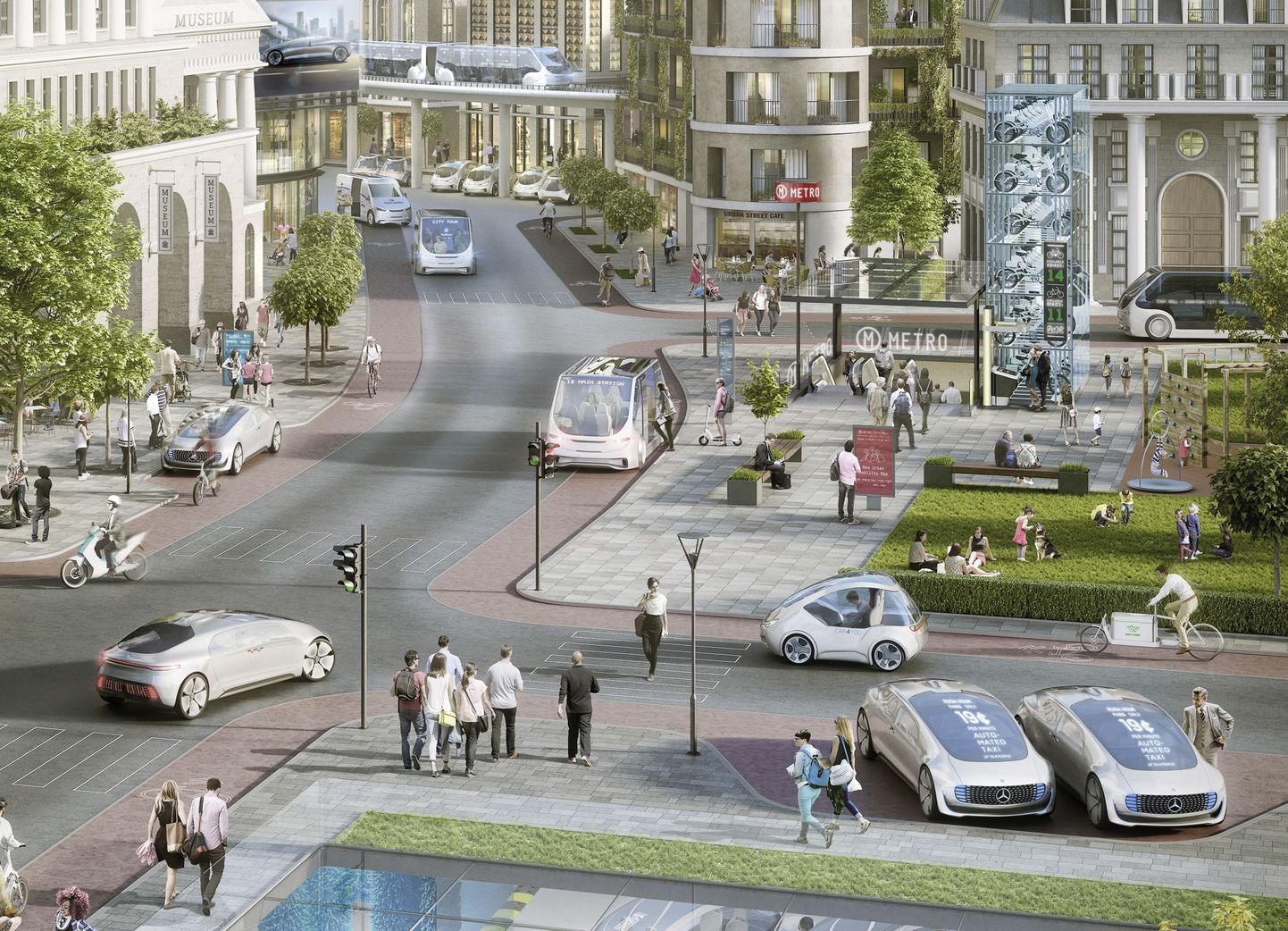 Daimleri futuristlik linnavisioon