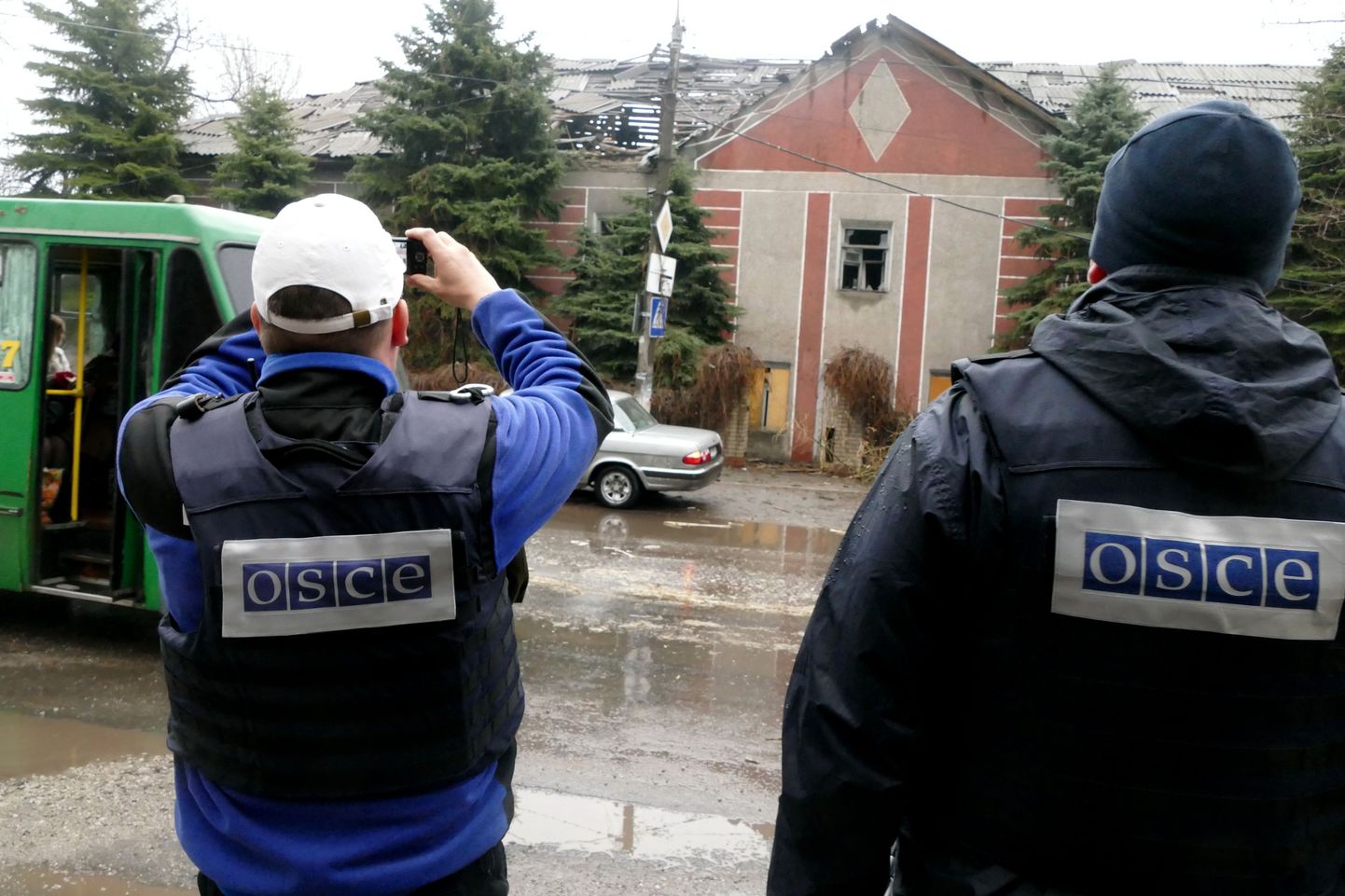 OSCE vaatlejad Ukrainas.