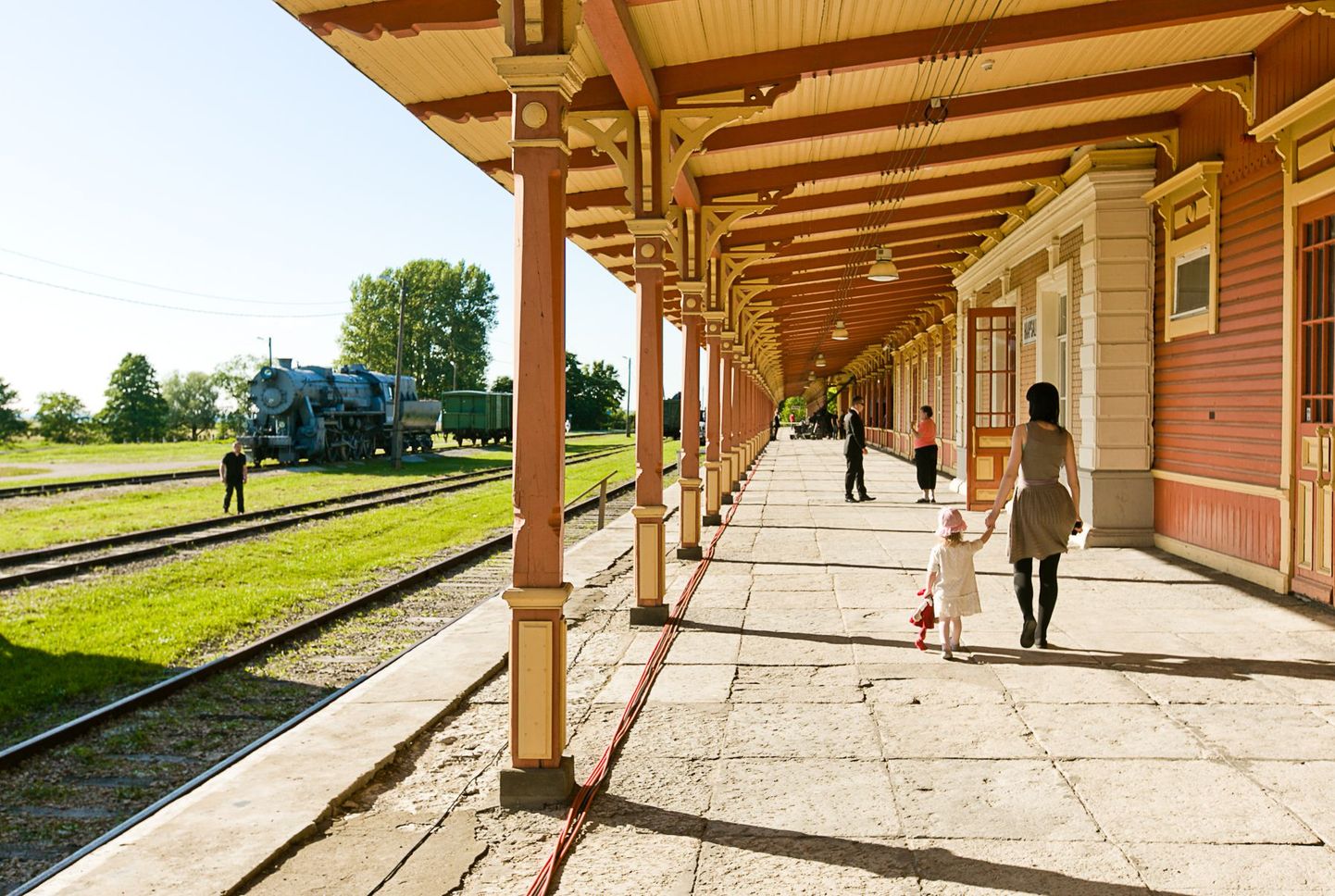 Старая железнодорожная станция города Хаапсалу.