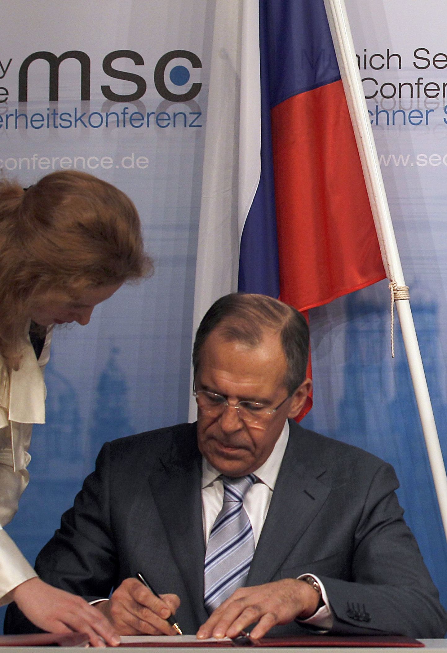 Venemaa välisminister Sergei Lavrov Müncheni julgeoleku- ja välispoliitika konverentsil.
