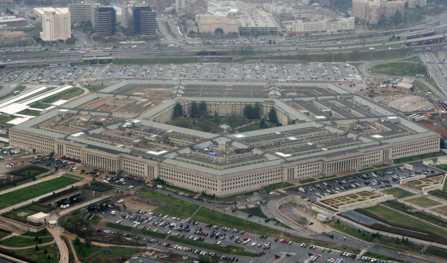 USA kaitseministeerium (Pentagon), mille kodulehekülge kräkker ründas.