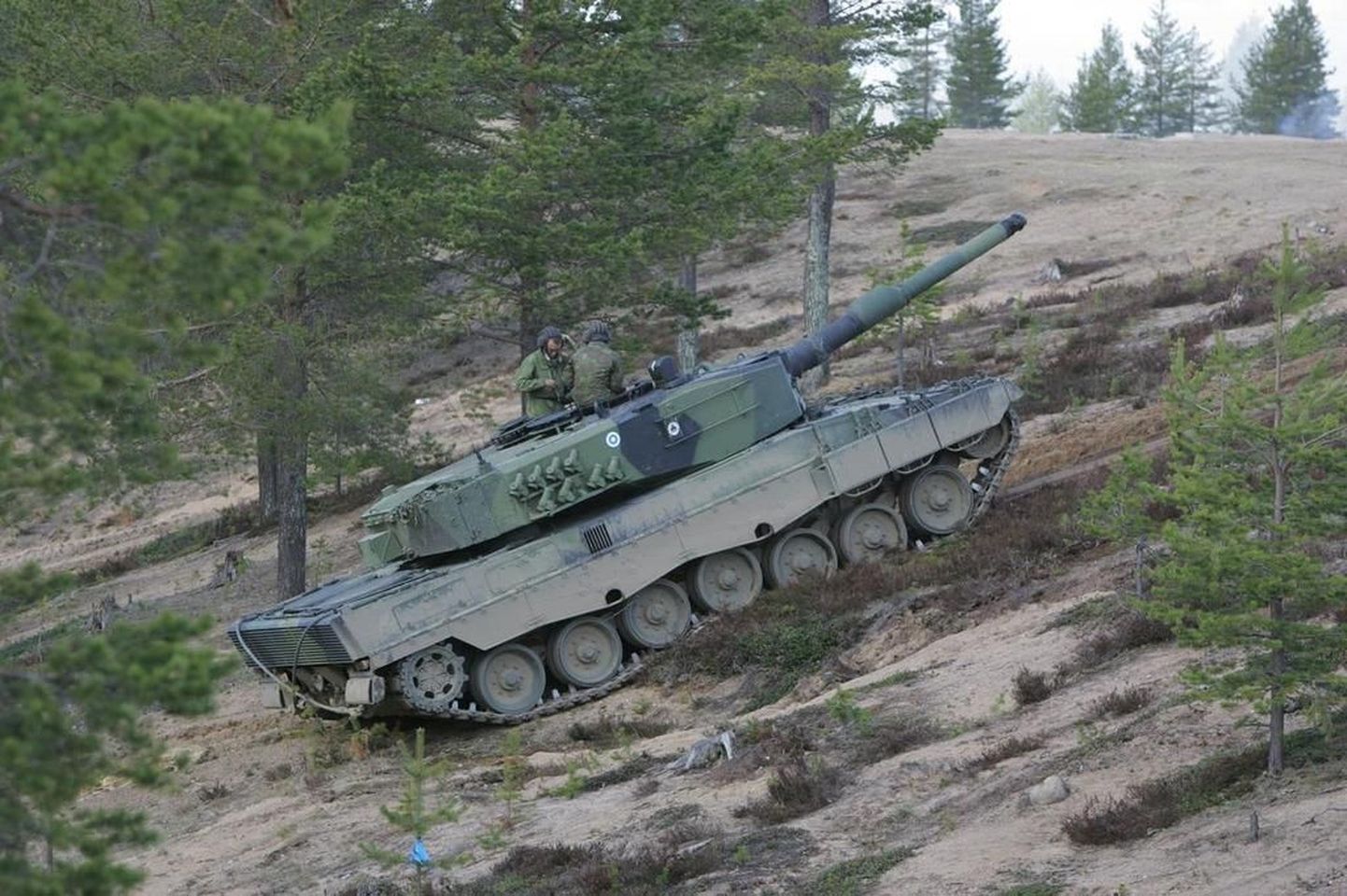 Soome armee Leopard 2 A4 tank.