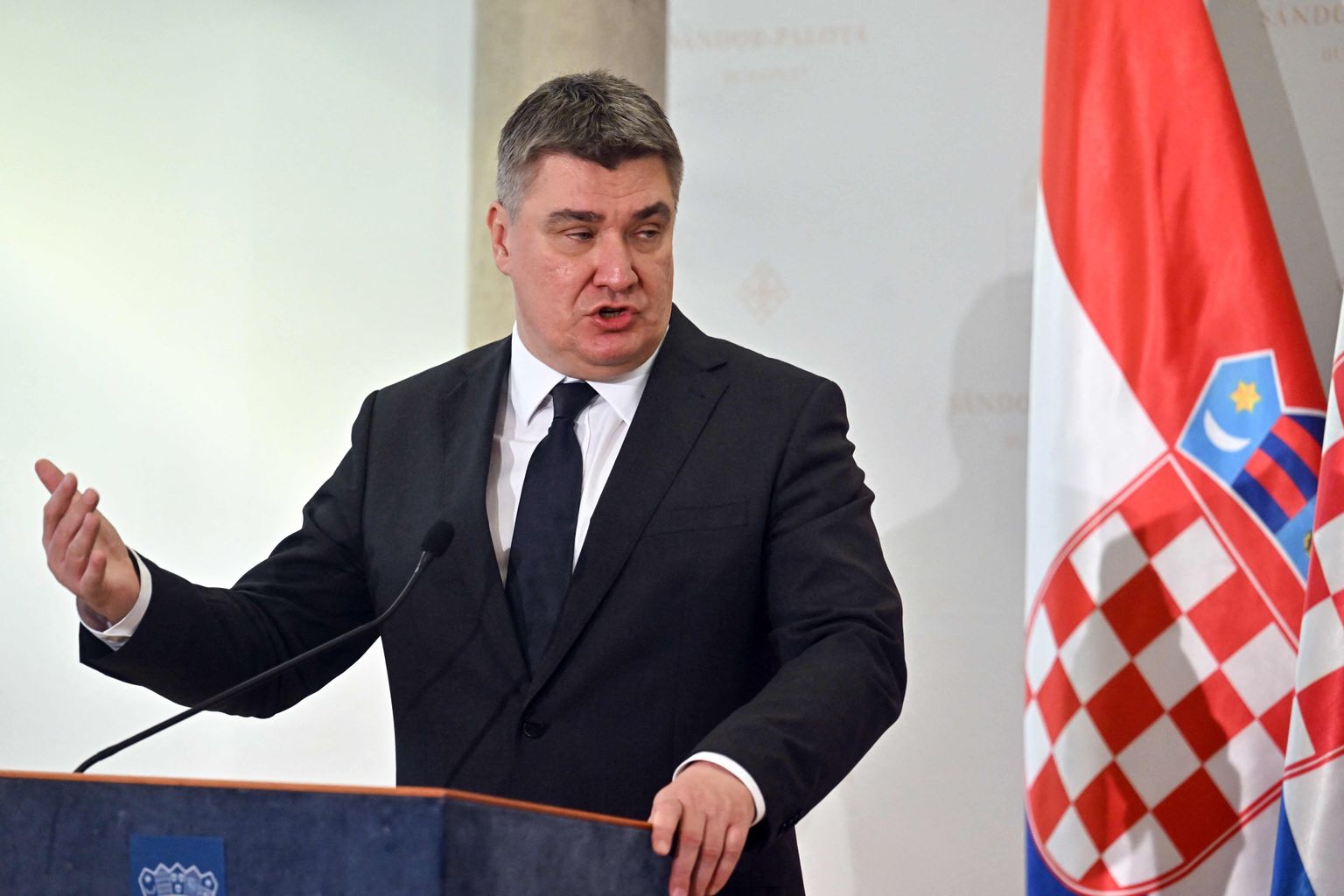 Президент Хорватии Зоран Миланович