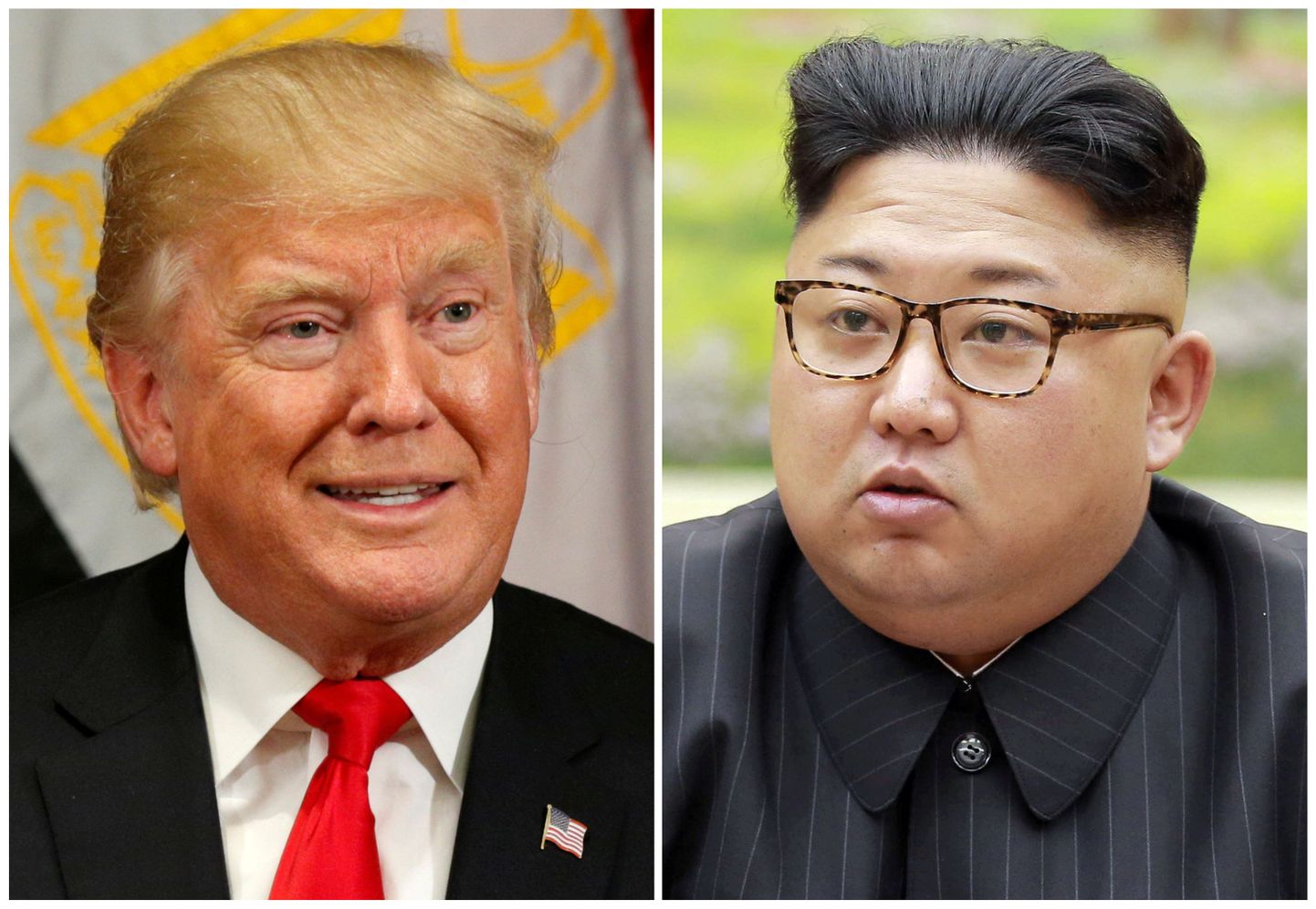 USA president Donald Trump ja Põhja-Korea liider Kim Jong-un.