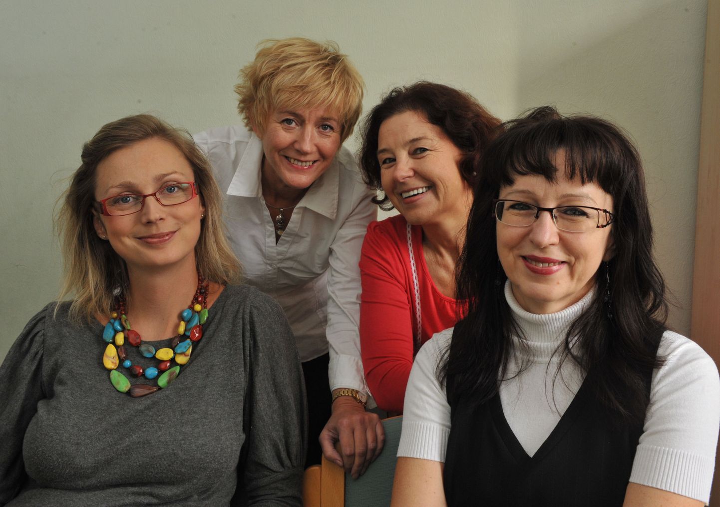 Perekeskuse Sina ja Mina nõustajad (vasakult) Kadri Järv-Mändoja, Meelike Saarna, Ene Raudla ja Marge Vainre.