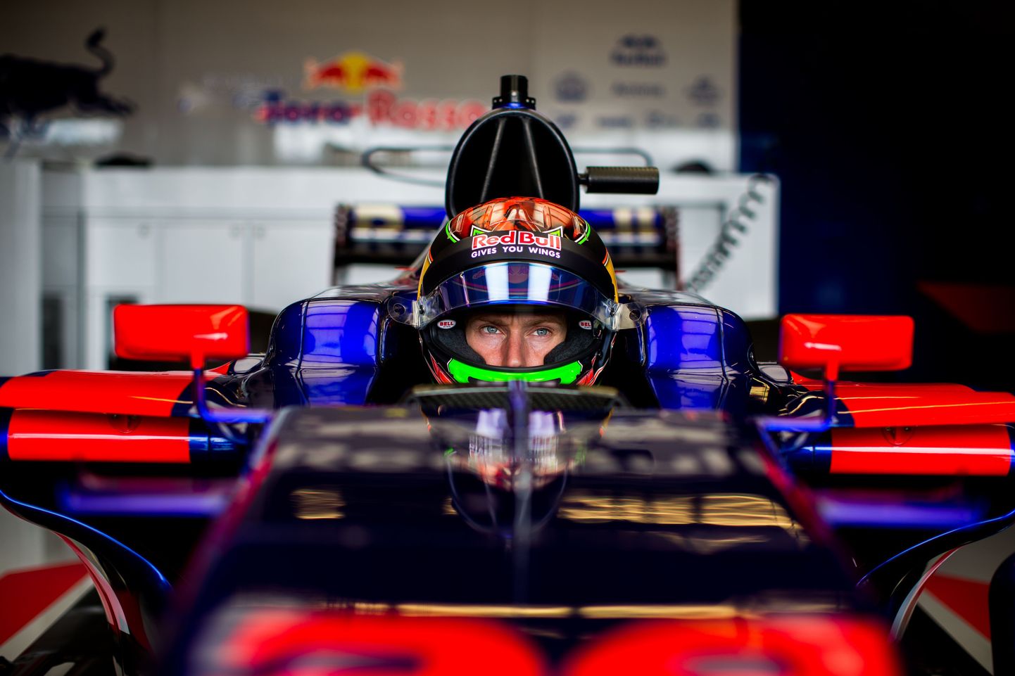 Brendon Hartley Toro Rosso roolis. Hetkeplaanide kohaselt osaleb ta F1-sarjas vaid USA GP-l