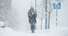Привет, лето! Москву накрыл настоящий снегопад (видео)