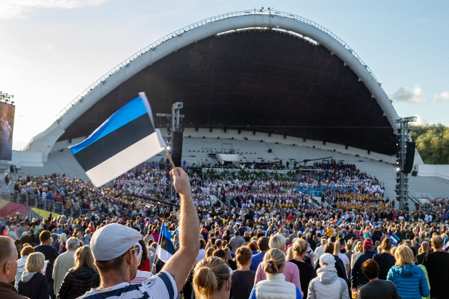Üheslaulmine, Tallinn Lauluväljak, 19.08.2018, Foto: Joakim Klementi / Eesti Meedia