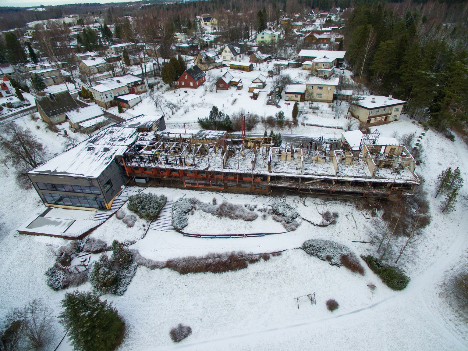 Otepää Bernhard SPA pärast põlengut.