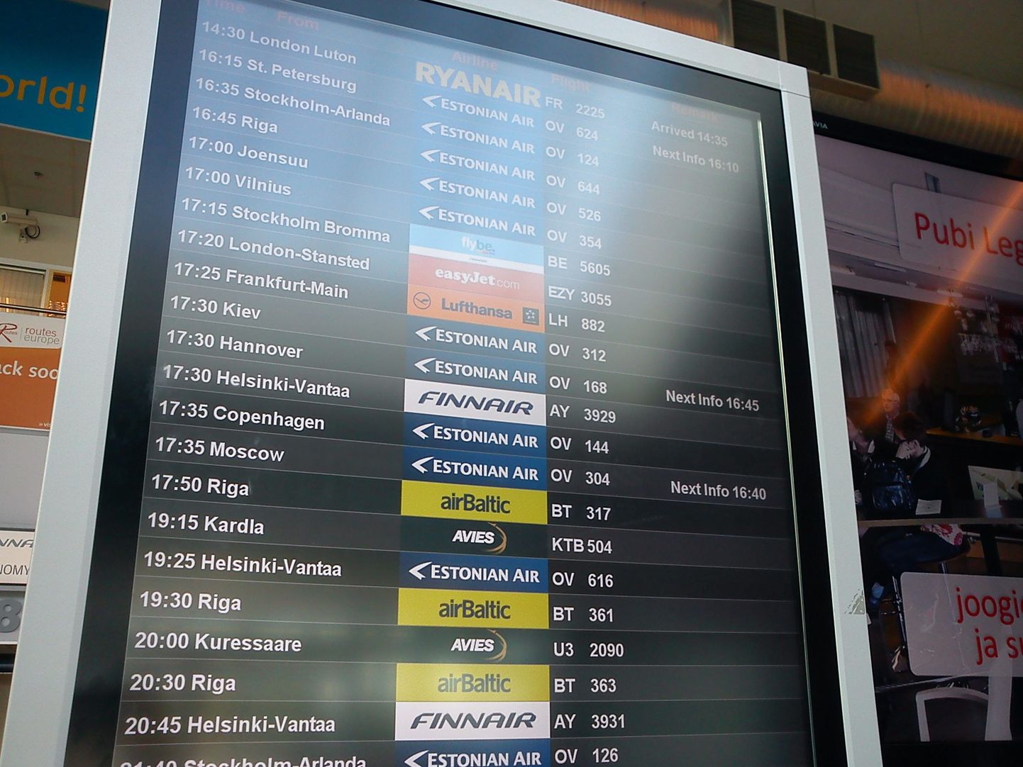 Rike häiris Tallinna lennujaamas lennuliiklust.