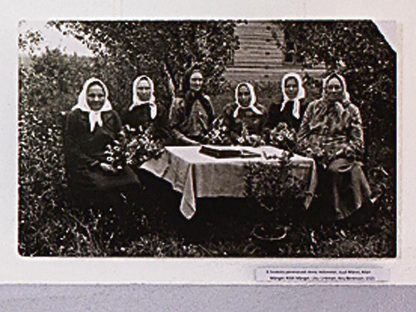 Pilt näituselt: Soeküla perenaised 1925. aastal.