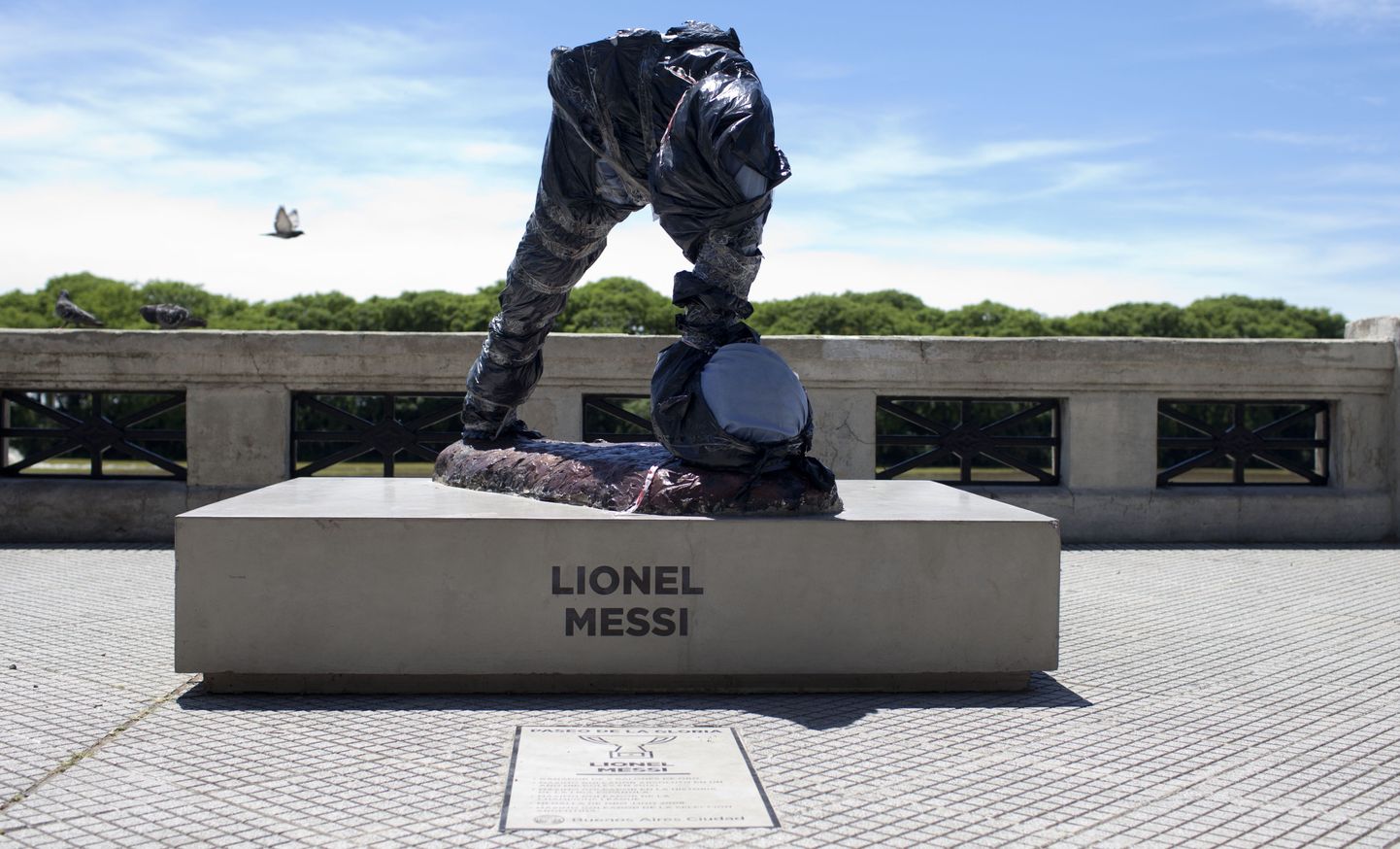 Lionel Messi ausammas Buenos Aireses.