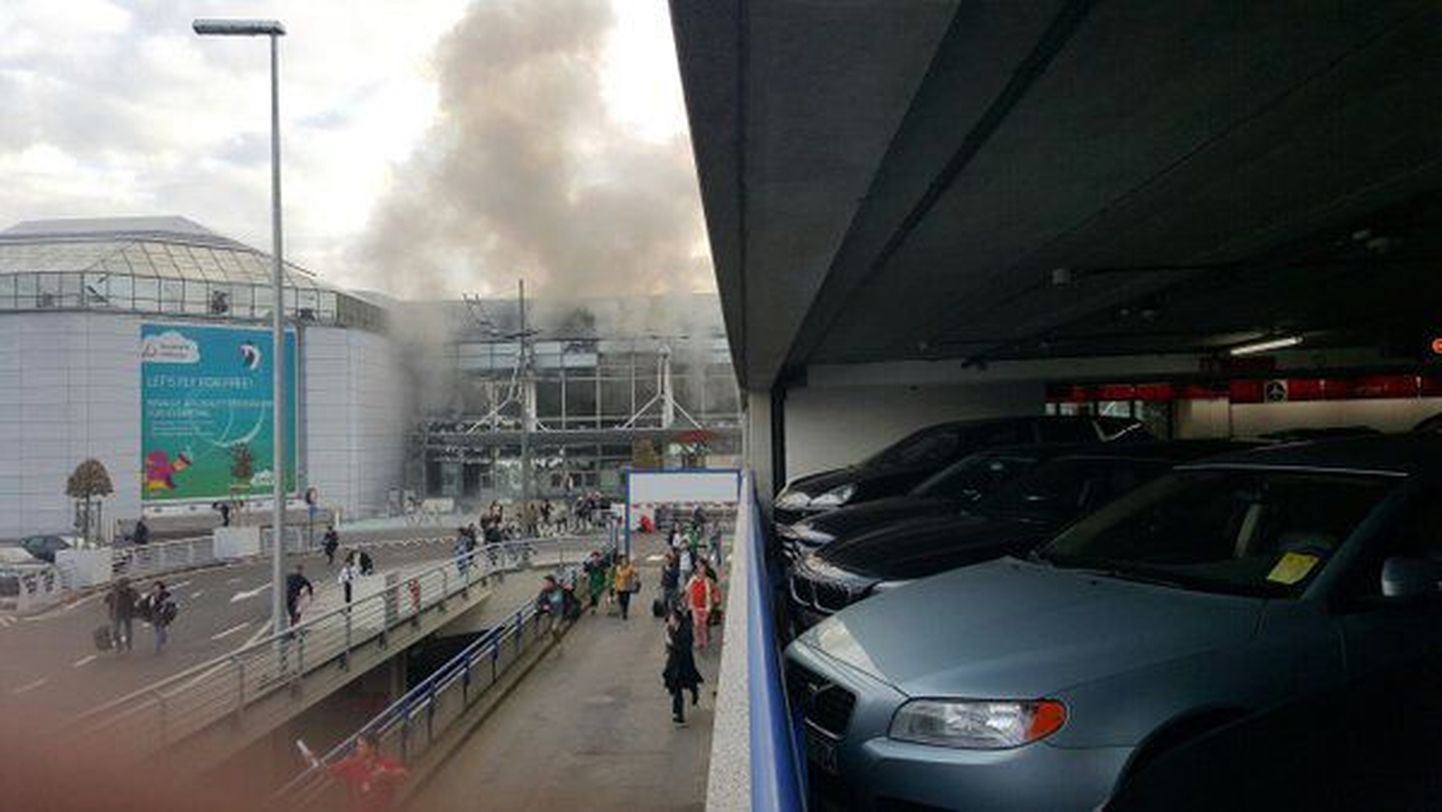 Взрывы в брюссельском аэропорту.