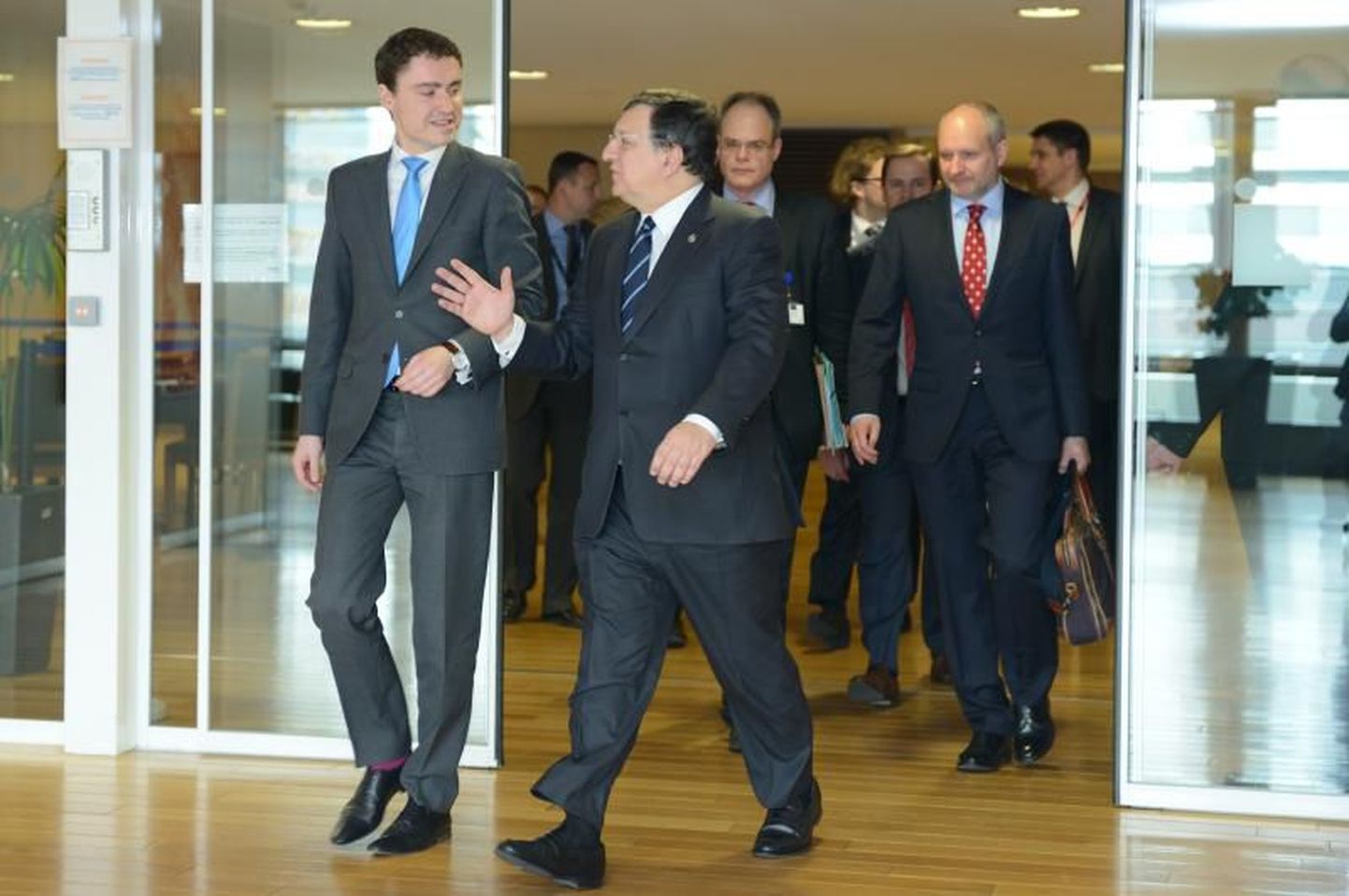Peaminister Taavi Rõivas ja Euroopa Komisjoni president José Manuel Barroso.