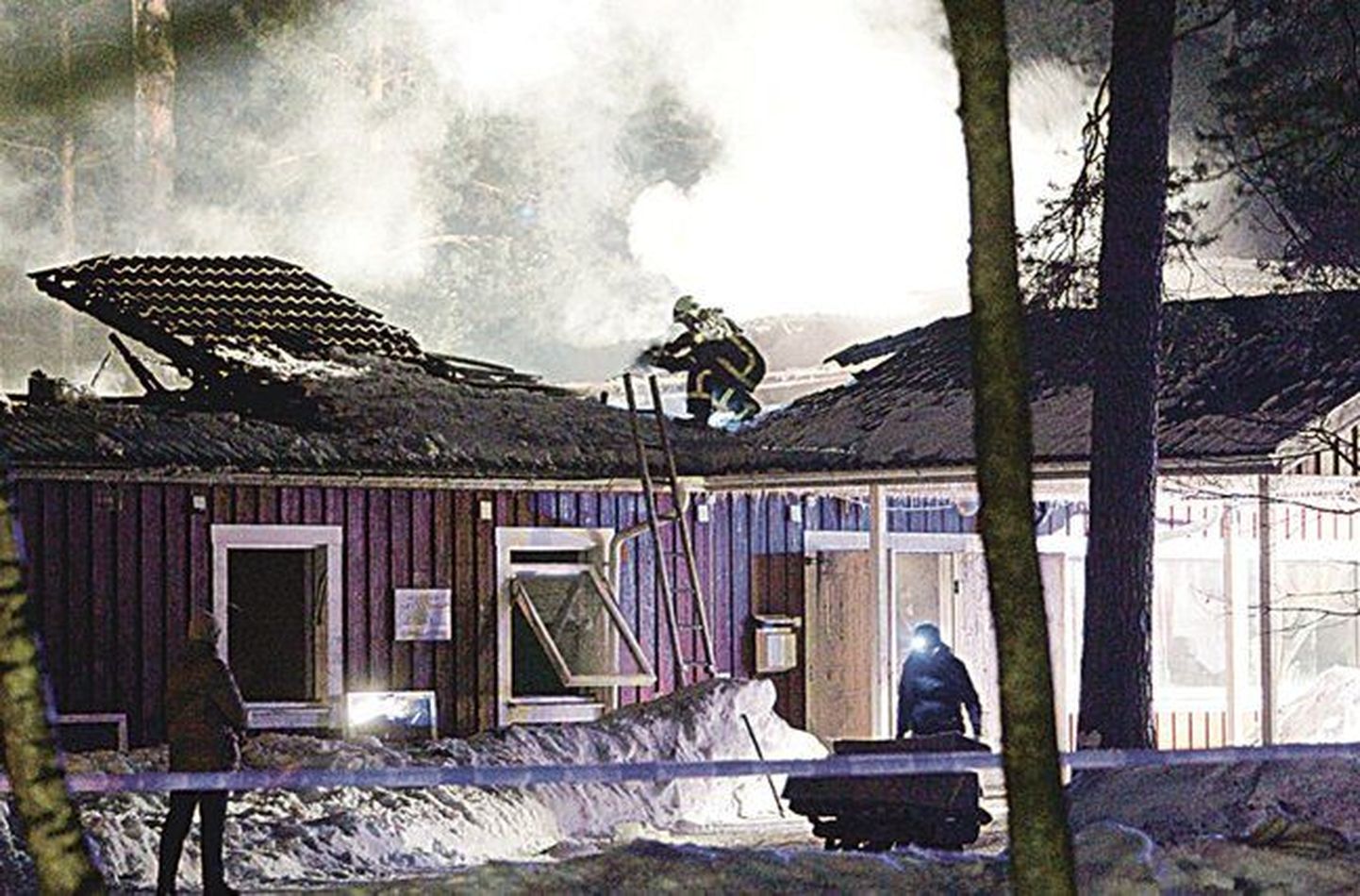 2011. aasta 20. veebruaril põlenud Haapsalu lastekodu.
