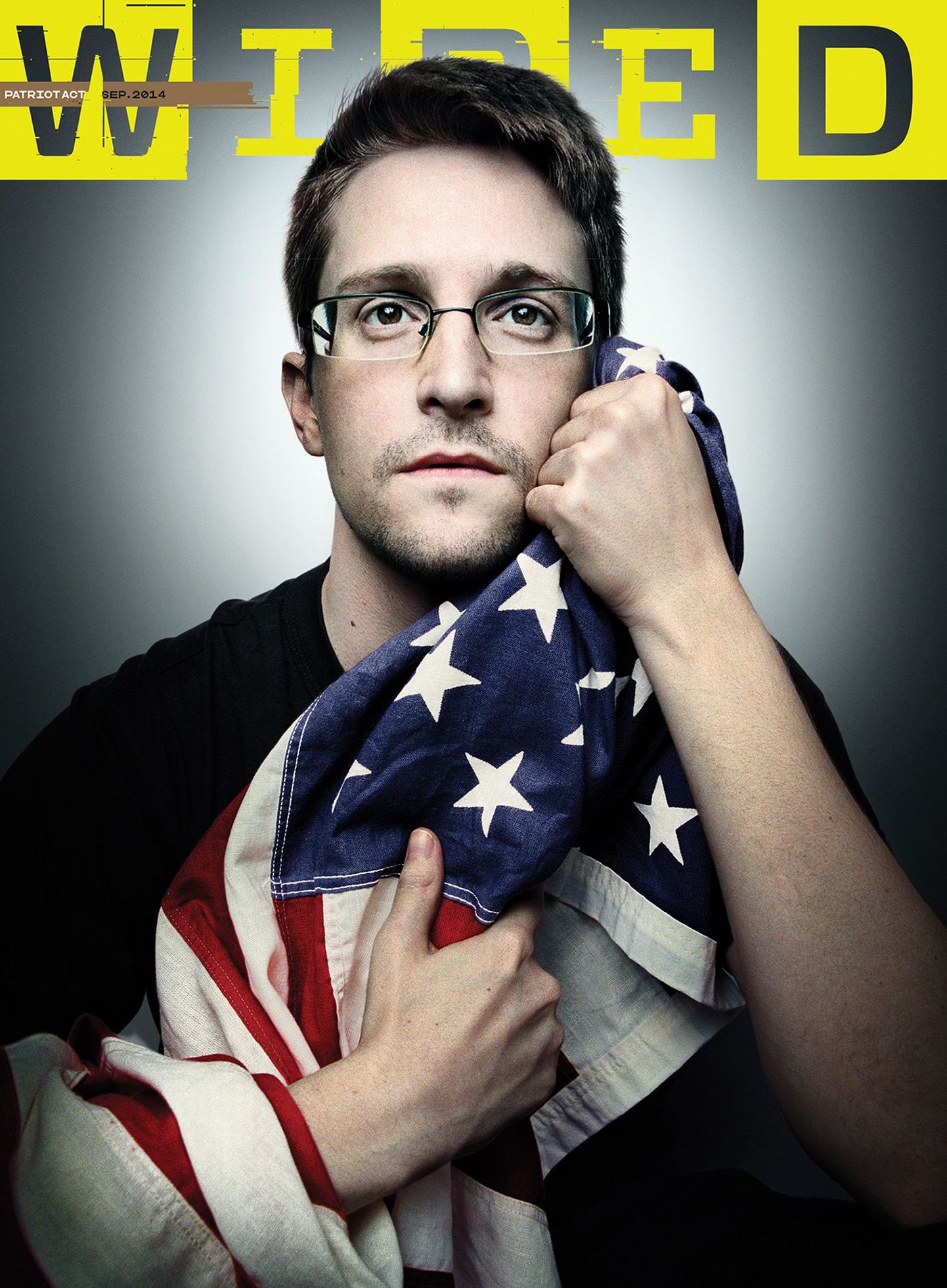 Edward Snowden ajakirja Wired kaanel.