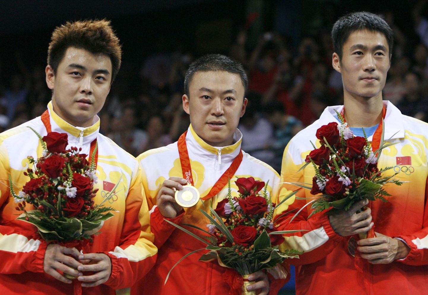 Hiina võttis meeste lauatennise turniiril kolmikvõidu.