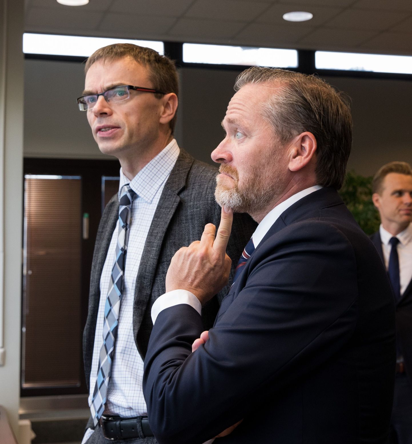 Taani välisminister Anders Samuelsen välisministeeriumis Eesti välisministri Sven Mikseriga.