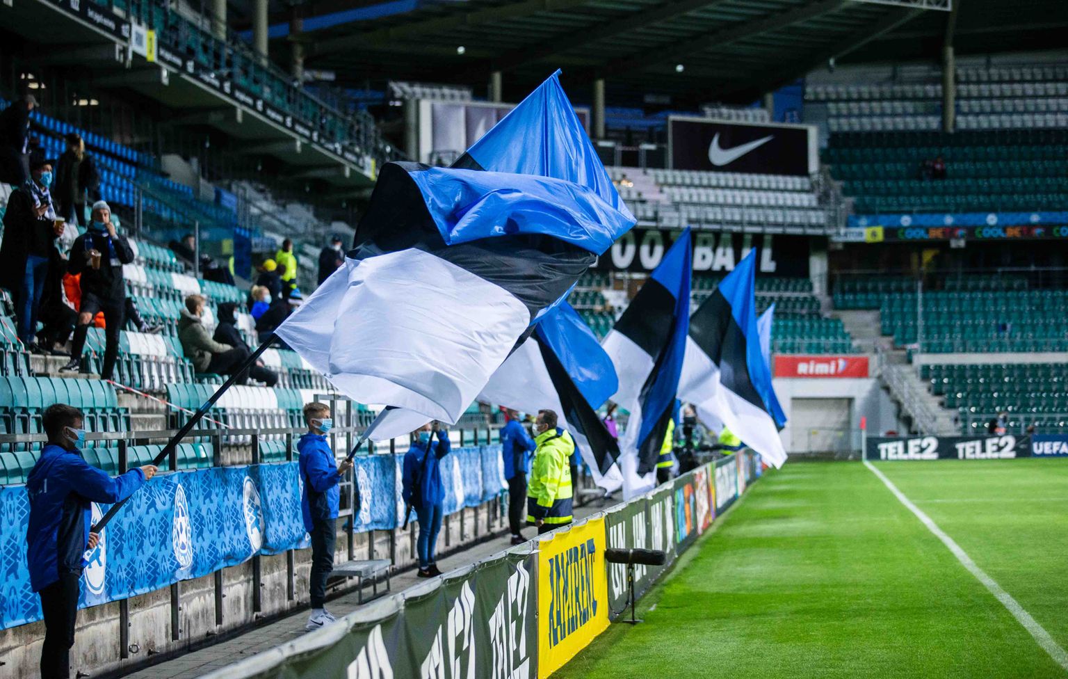 Eesti jalgpallikoondis mängis Armeeniaga 1:1 viiki. Pilt on artiklit illustreeriv.
