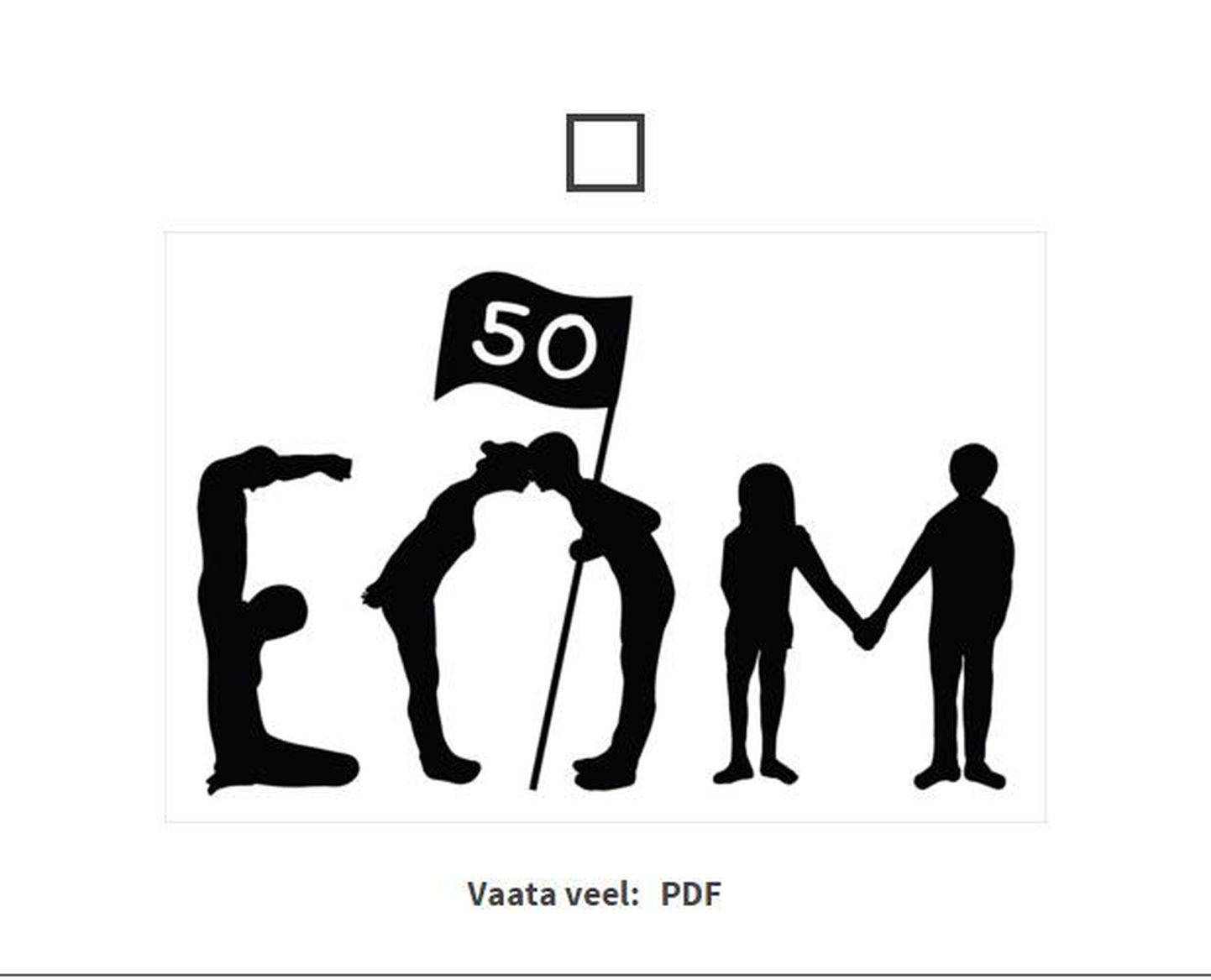 Eesti õpilasmaleva juubeliaasta logo kavand