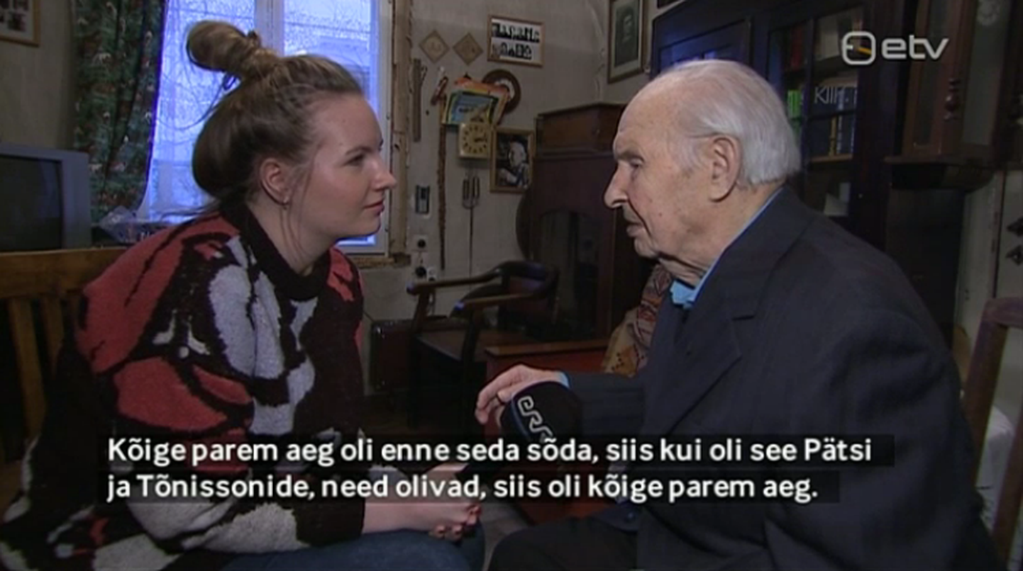 Eesti vanim mees: Arved Tamm.