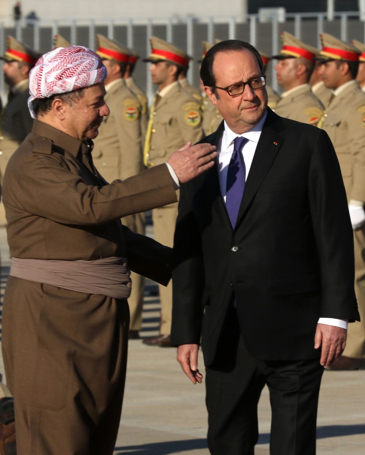 Франсуа Олланд в Ираке.