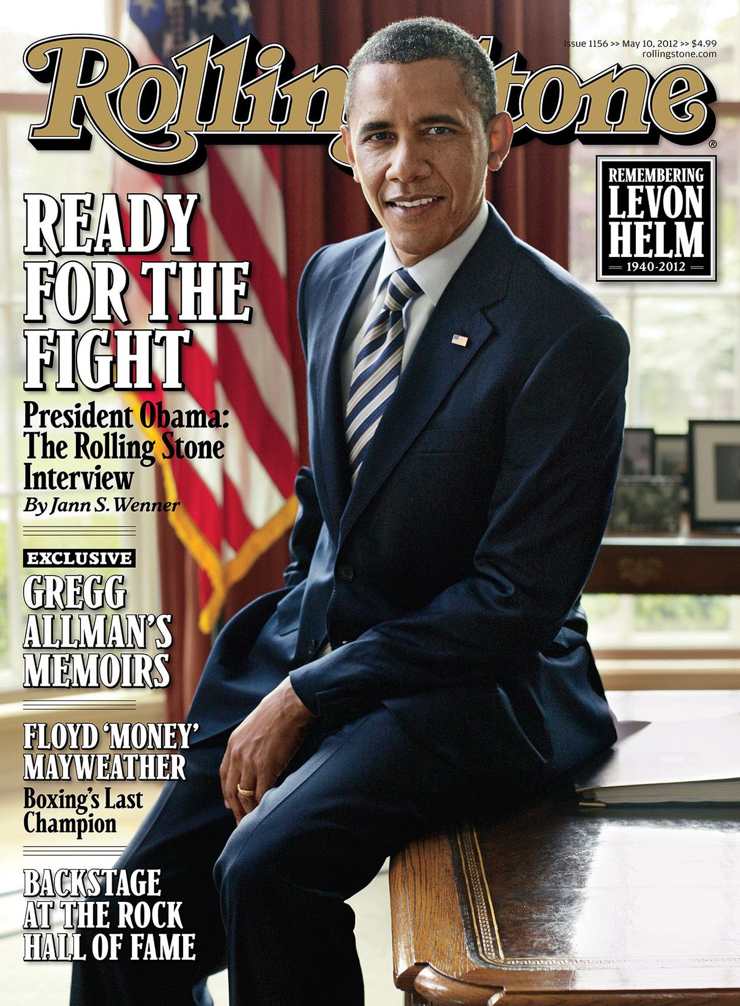 Ajakirja Rolling Stone'i esikaanepoiss on teiseks ametiajaks presidendiks pürgiv Barack Obama.