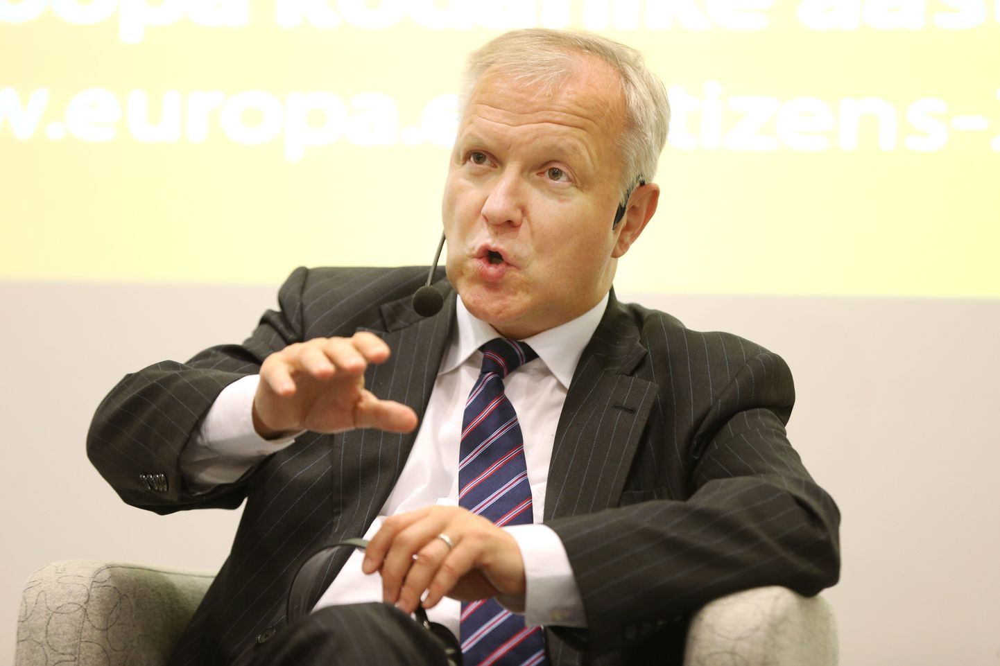 Olli Rehn tahab Soome majanduse konkurentsivõime taastada palgakärbete ja pensionisüsteemi remondiga.