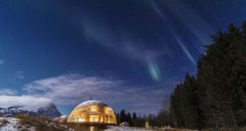 Fotod: vaata, kuidas näeb välja Norra perekonna kodu, mis asub suure klaaskupli sees